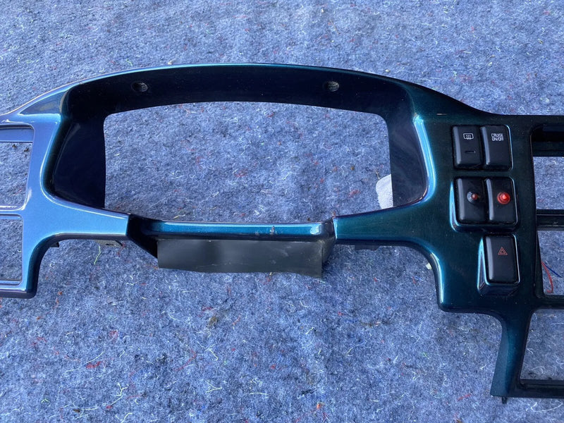 99-01 Isuzu Vehicross Dash Gauge Cluster Surround Trim Radio Vent OEM #1382E