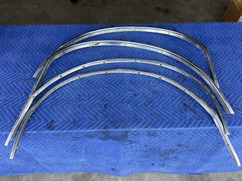 1980-1985 Cadillac Seville Fender Wheel Chrome Trim LH & RH Set GM OEM #3444M