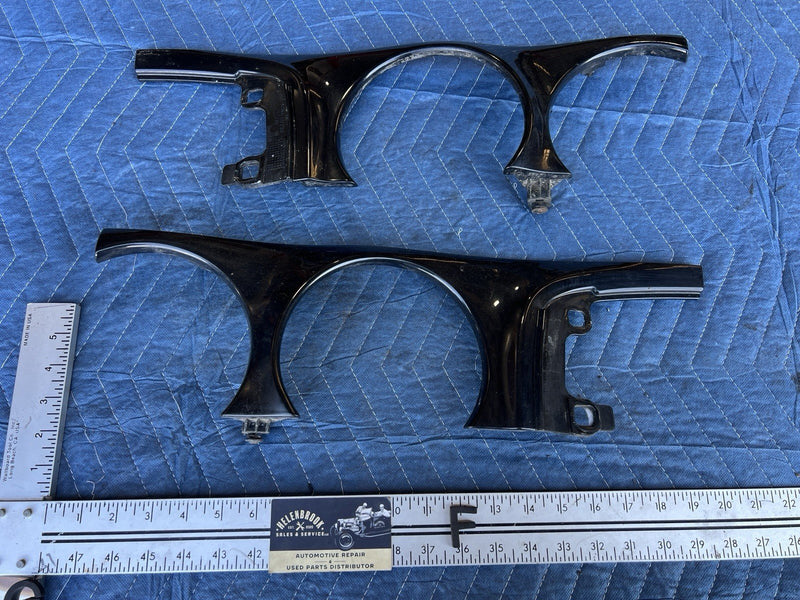 1998-2003 Jaguar XJR XJ8 X308 Lower Headlight Trim Pair Valence L & R OEM #4700E