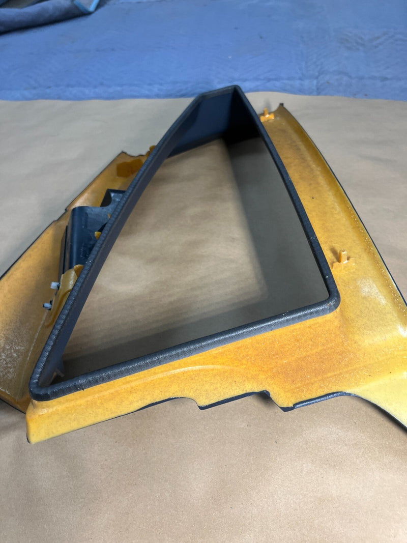 1984-1989 Volvo 740 760 Sedan Rear C Pillar Window Trim Dark Blue OEM #1552EM