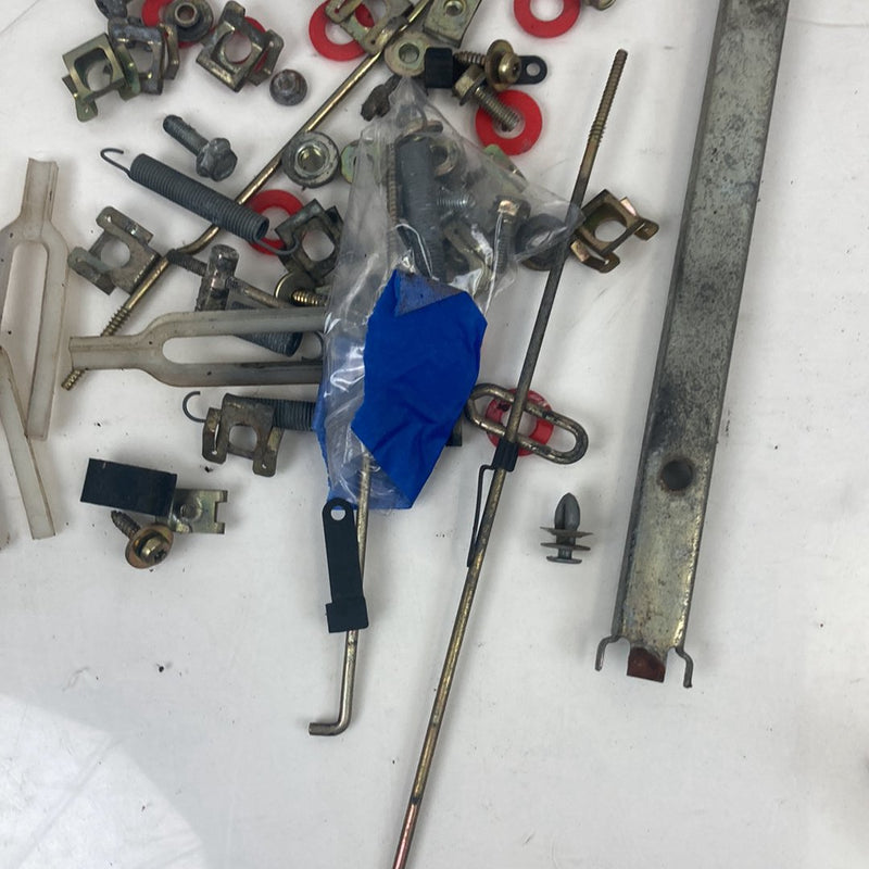 1986-93 Volvo 240 244 Lot of Door Hardware From all 4 Doors Bolts etc OEM #4884M