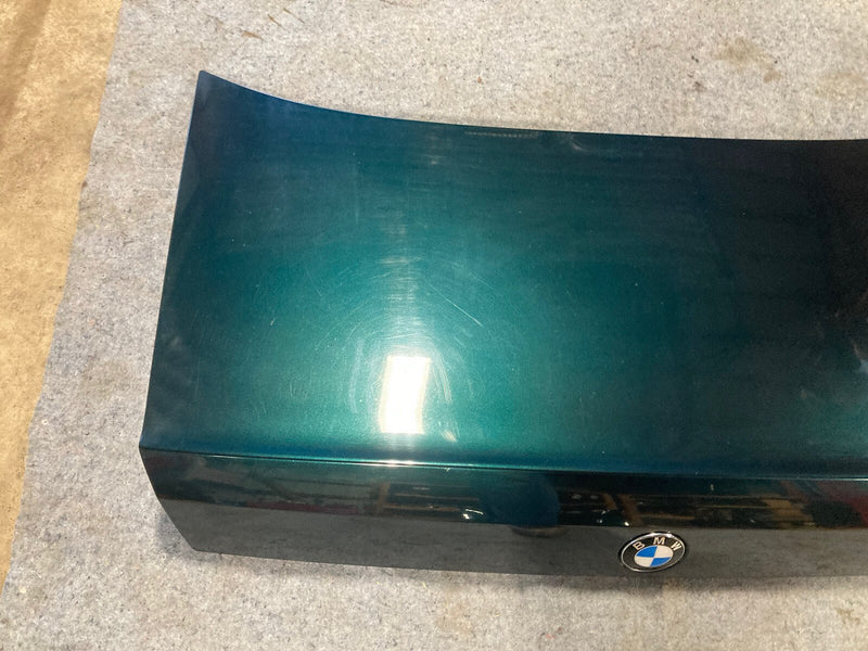 1986-1994 BMW 7 Series E32 Deck Lid Trunk Panel Green Hatch Rear OEM #1075M