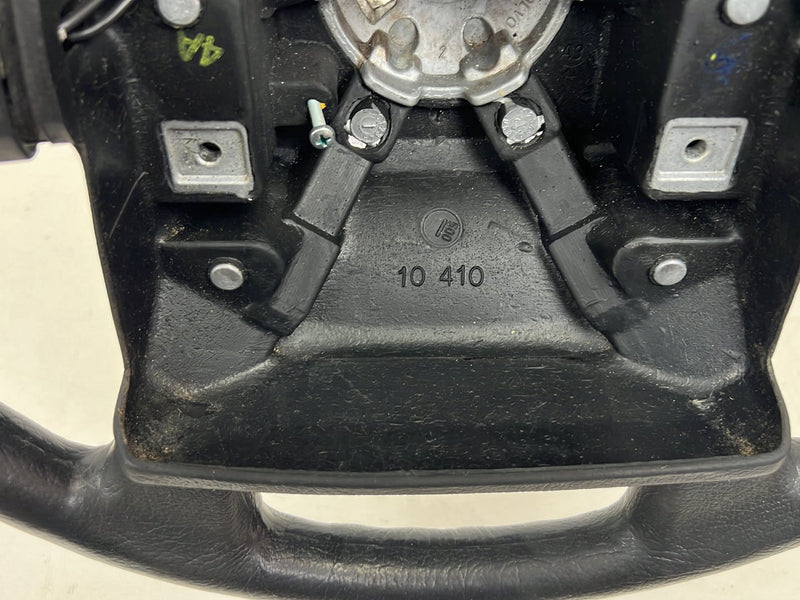 1990-1992 Volvo 740 745 940 Black Leather Steering Wheel 3530081 OEM #5901EM