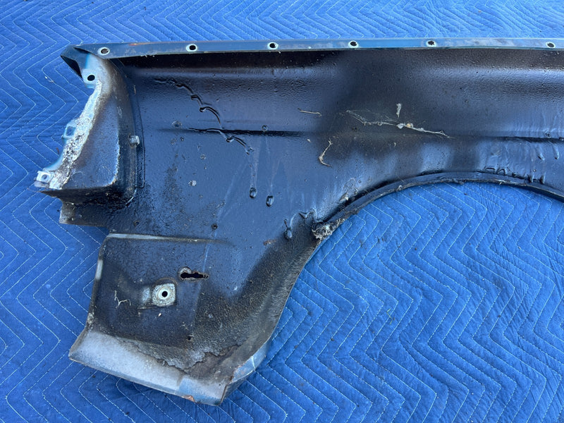 1986-1993 Volvo 240 244 Sedan Front Passenger Right Fender Blue Green OE #4291EM