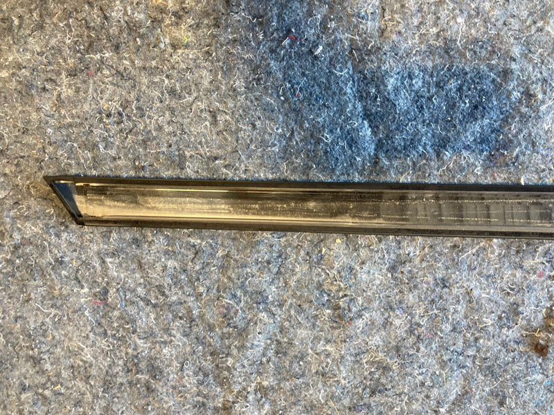 1986-1994 BMW 7 Series E32 Exterior Door Molding Chrome Blackï¿¼ Impact #1103M