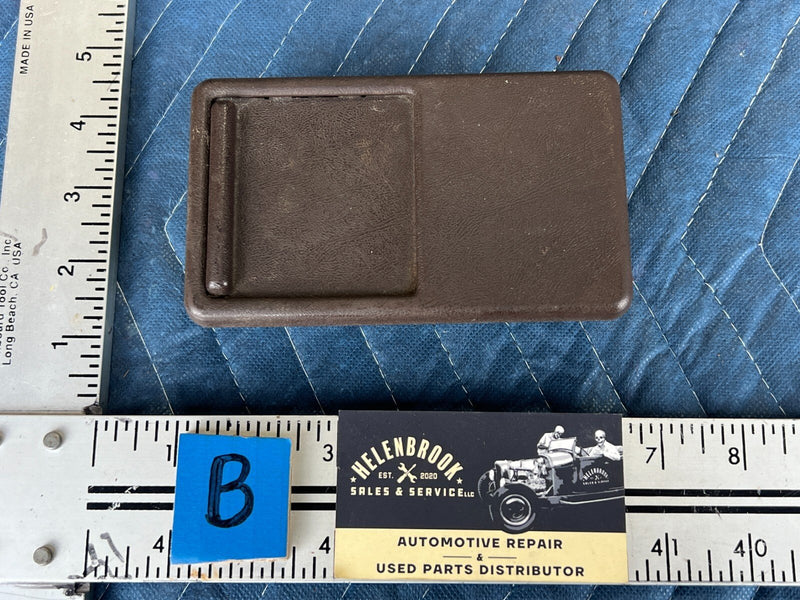 1983-1985 Porsche 944 Front Brown Ash Tray Coin Storage Compartment OEM #2435EM
