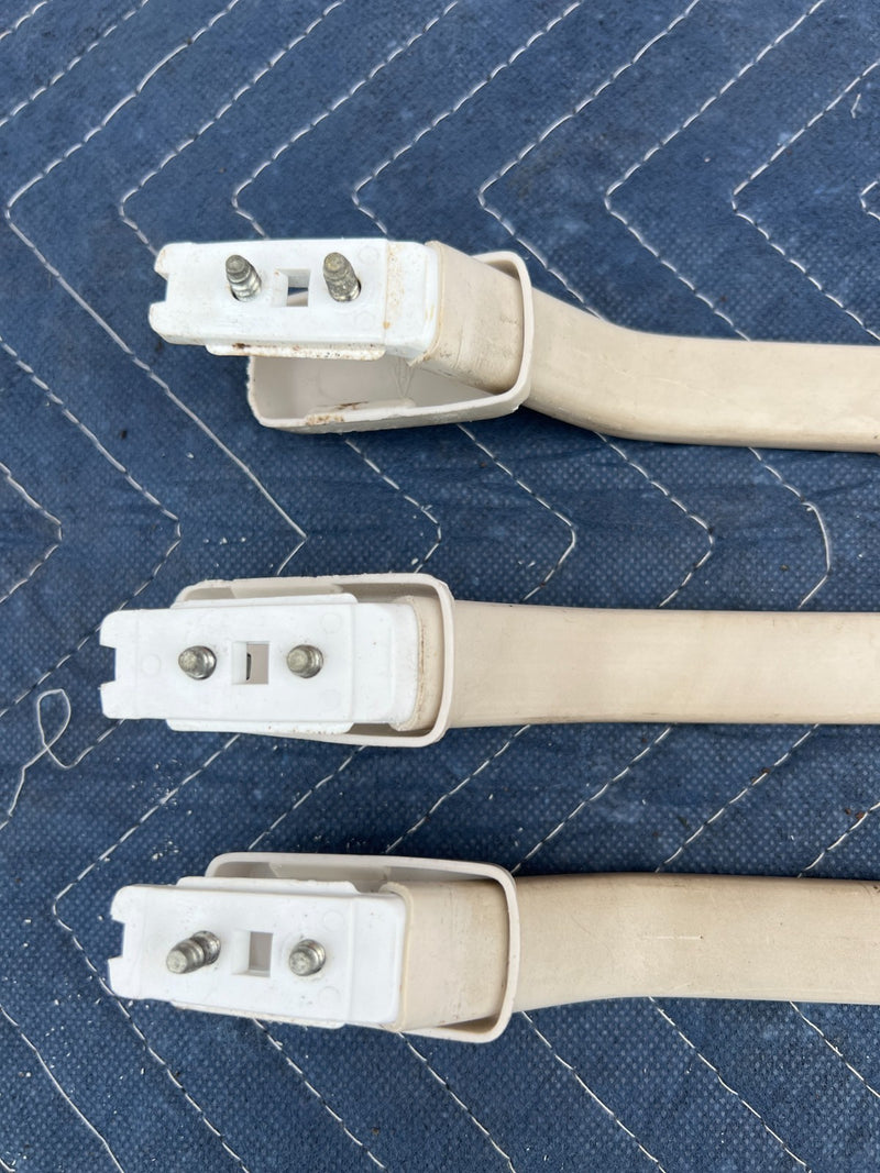 1967-1974 Volvo 140 142 144 Overhead Grab Handle Set of 3 White OEM #4872EM