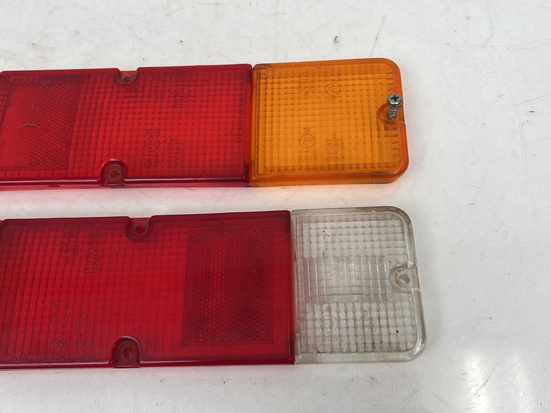 1985-1988 Suzuki Samurai Rear Right & Left Tail Light Lens Set OEM #6727EM