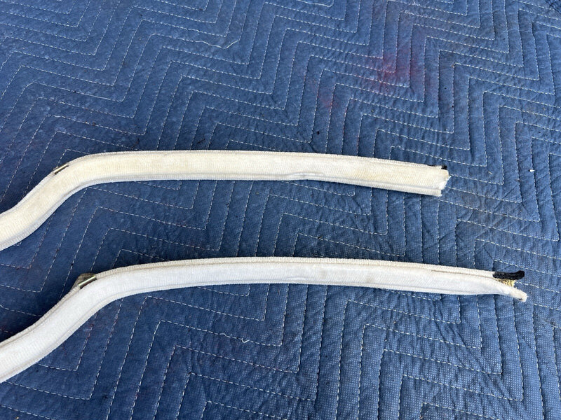 1980-1985 Cadillac Seville Door Sill Surround Trim White GM OEM #3376M