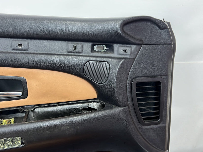 2001-2003 Audi S8 D2 A8 Door Card Trim Panel Set of 4 Black & Tan OEM #6070EM