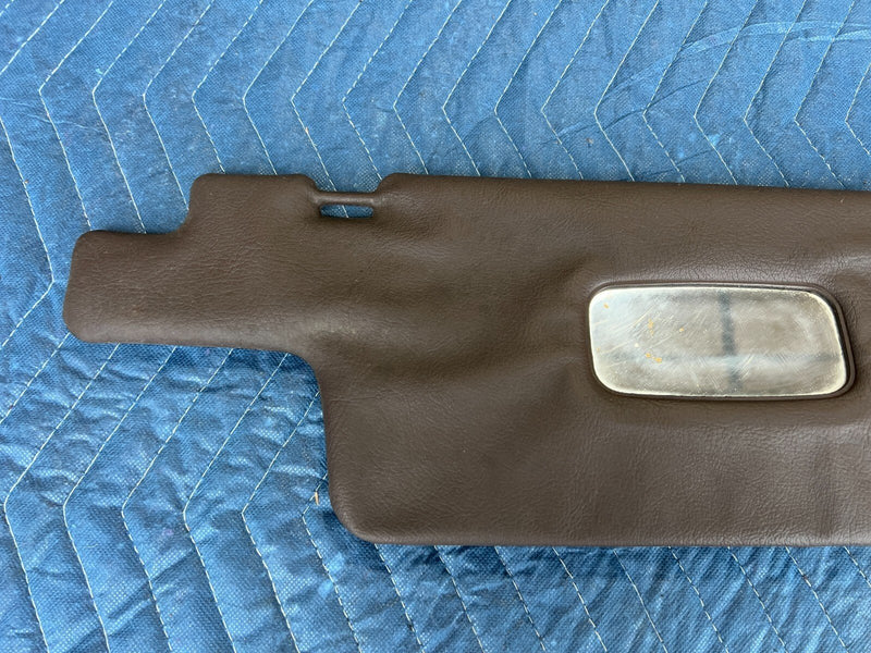 1983-1985 Porsche 944 Right & Left Brown Sun Visor Shade Pair OEM #2422EM