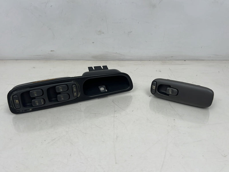 1998-2000 Volvo V70 S70 Front Right & Left Door Window Switch Pair OEM #6322EM