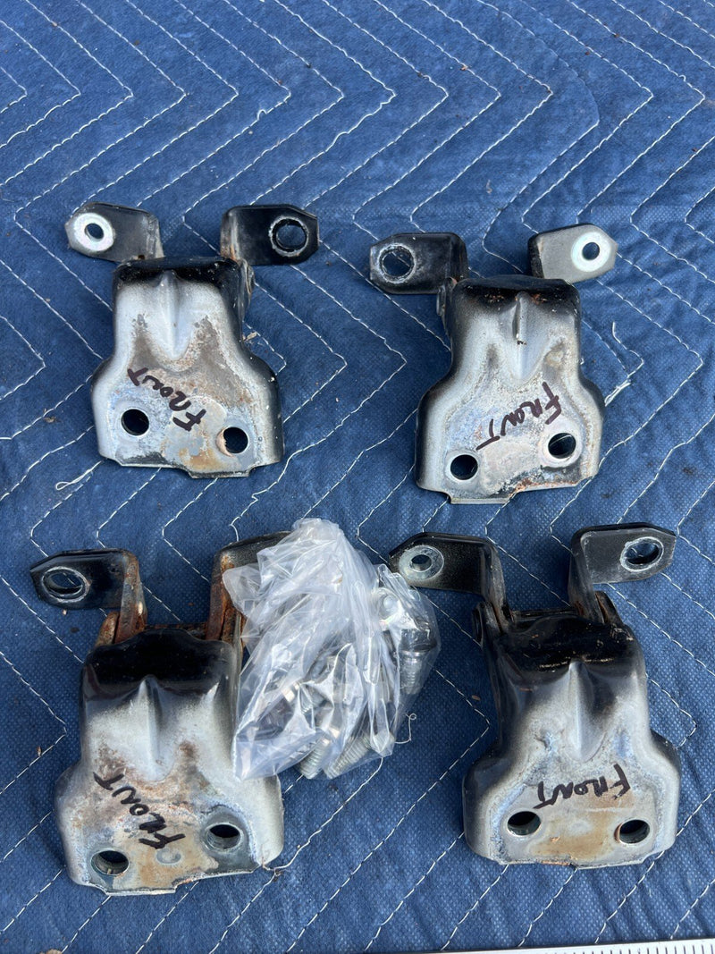 2010-2013 Suzuki SX4 Hatchback Front & Rear Door Hinge Set Black OEM #1334CN