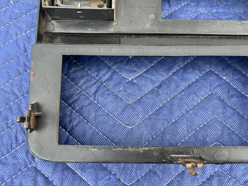 1981-1993 Dodge Ram D150 D250 Dash Gauge Cluster Trim Wood Grain OEM #5157EM