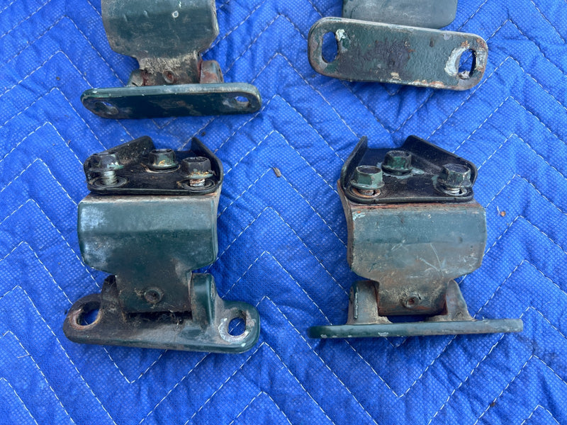 1967-1974 Volvo 140 142 144 145 Left & Right Hood Hinge Pair Bonnet OEM #4956EM