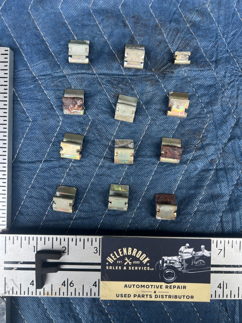 1986-1993 Volvo 240 244 Door Entry Seal to Carpet Clip Set OEM #4489EM