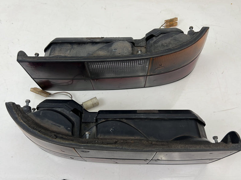 1983-1985 Porsche 944 Smoked RH LH Tail Light Lamp Pair OEM #5539EM