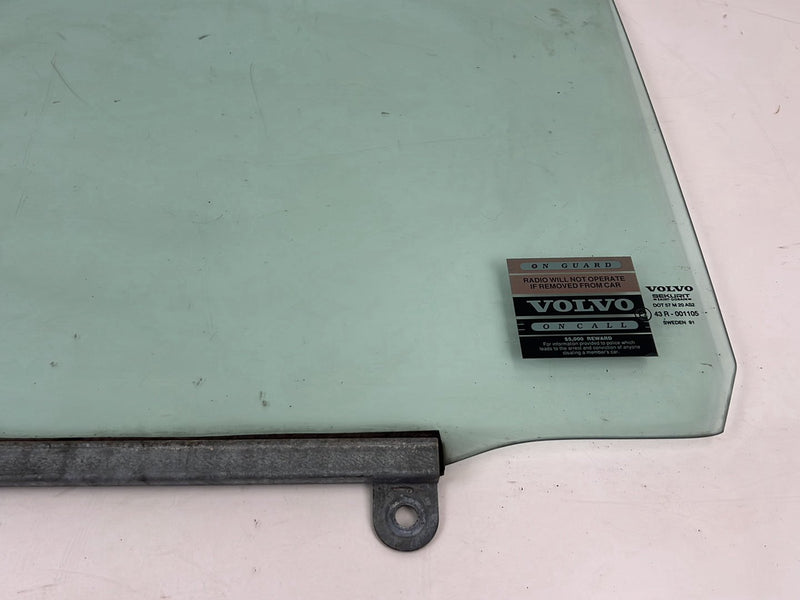 1986-1993 Volvo 240 244 Rear Passenger Right Window Glass 43R-001105 OEM #5580EM