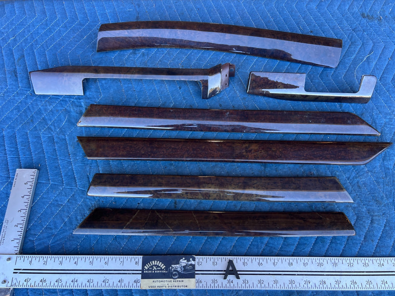 2000-2005 BMW 330xi 325xi E46 Front Dash Wood Trim Molding Set OEM #4825EM