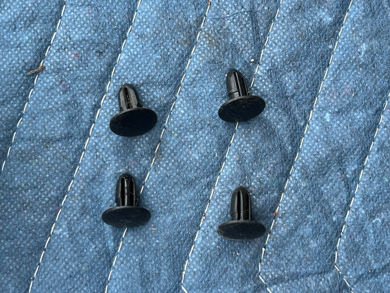 1986-1993 Volvo 240 244 245 Front LH & RH Seat Bolt Cover Trim OEM #4082EM