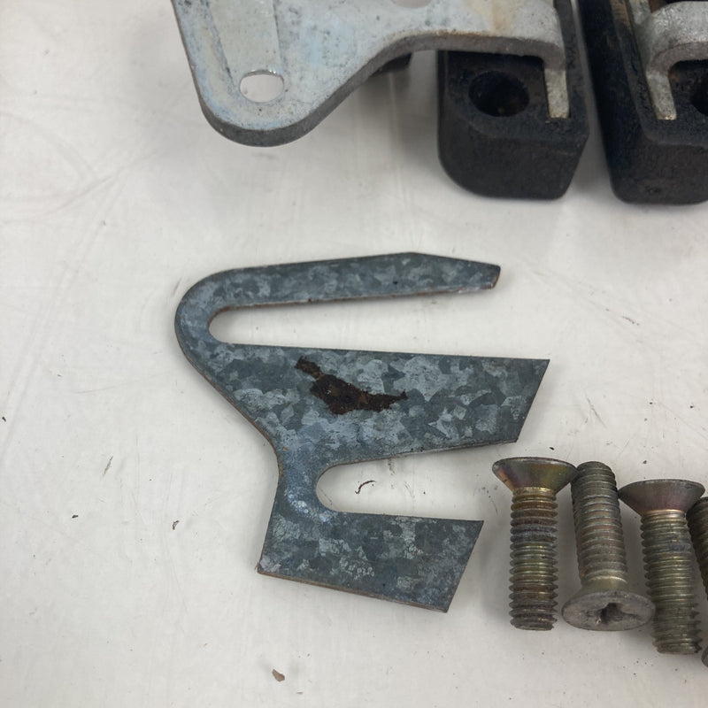 1981-1985 Volvo 240 245 Rear Seat Striker Set w/ Hardware OEM