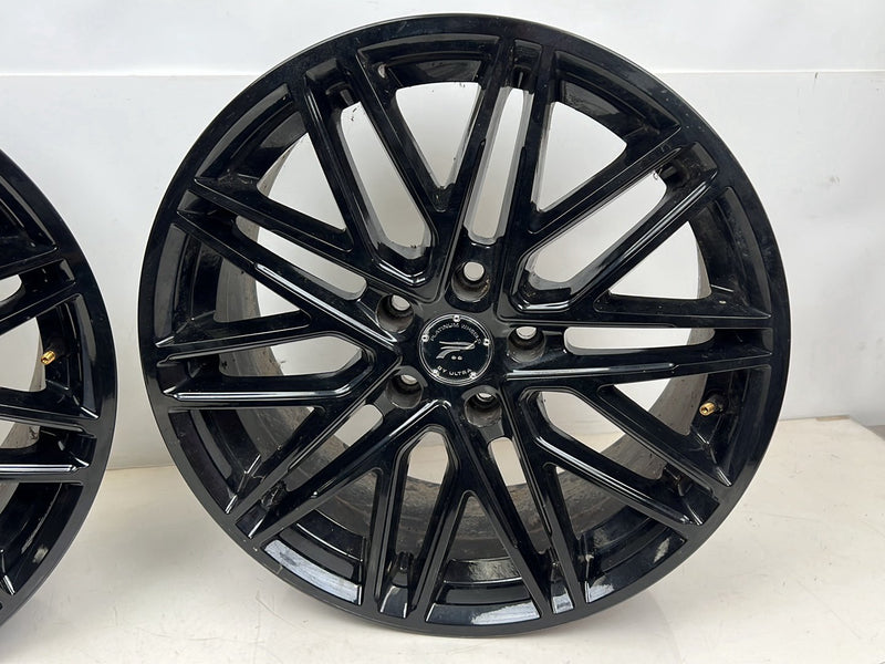 2004-2007 Volvo S60R V70 Platinum by Ultra 17x8" Wheel Pair Gloss Black OEM #5829EM