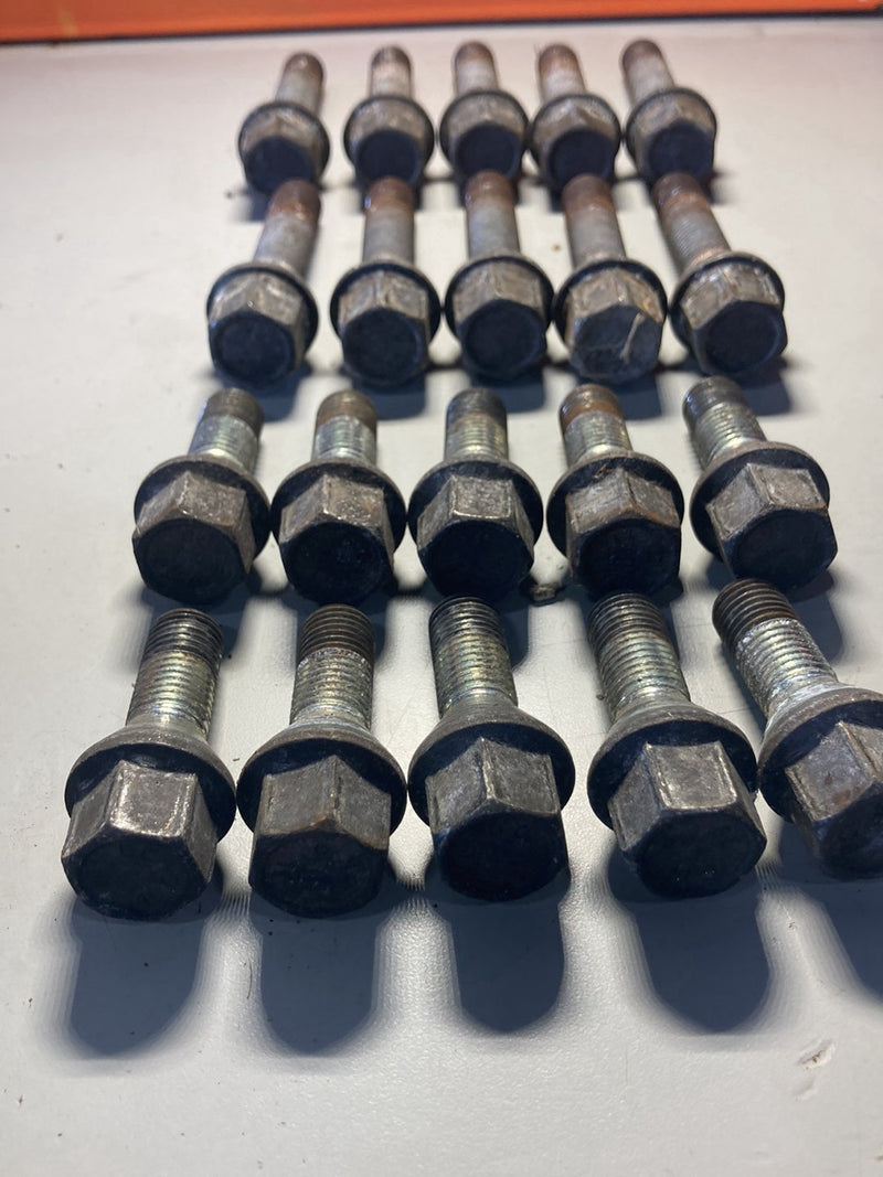 2003-2007 BMW 545i E60 Lug Bolts Complete Set Nuts Extra Long OEM #4995M