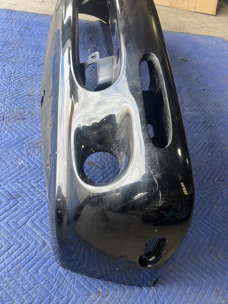 1998-2003 Jaguar XJR XJ8 X308 Front Bumper Cover Black w/Chrome Trim OEM #4801E