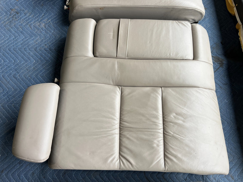 2002-2006 Toyota Camry Complete Rear Seat Assembly Beige Leather OEM #5007EM
