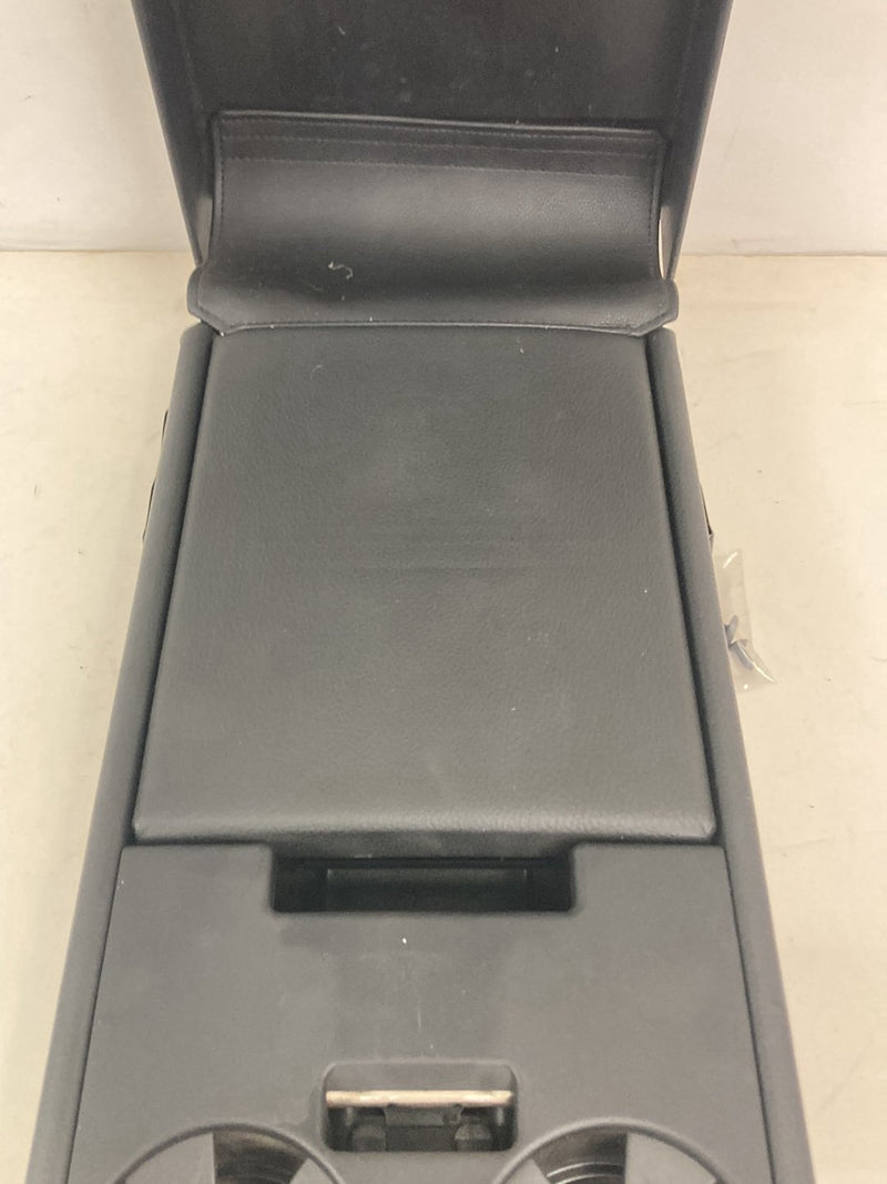 2003-2007 BMW 545i E60 Rear Seat Armrest Black Leather 7068797 OEM #4961M