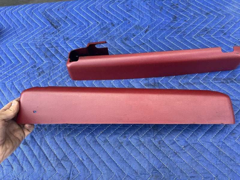 1980-1985 Cadillac Seville Front Seat Trim Red Panels GM OEM #3399M