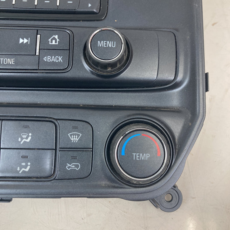 2014-2017 Chevrolet Silverado Display Screen HVAC Climate Control OEM #5591M