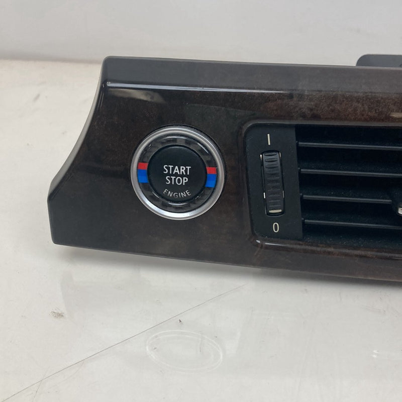 2009-2011 BMW 328i E90 Dash Vent Set Wood Veneer Trim 7132851 OEM #4777M