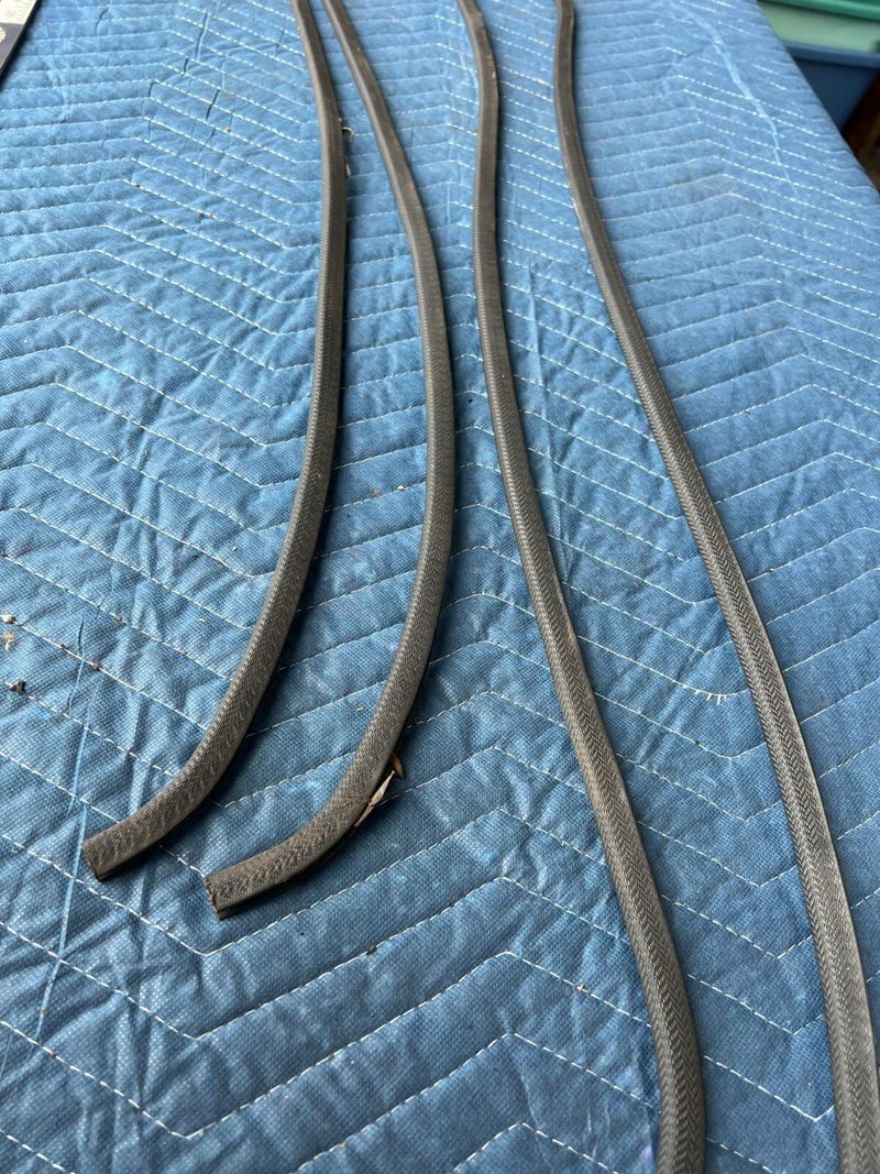 1983-1985 Porsche 944 Right & Left Door to Carpet Seam Seal Trim Set OEM #2441EM