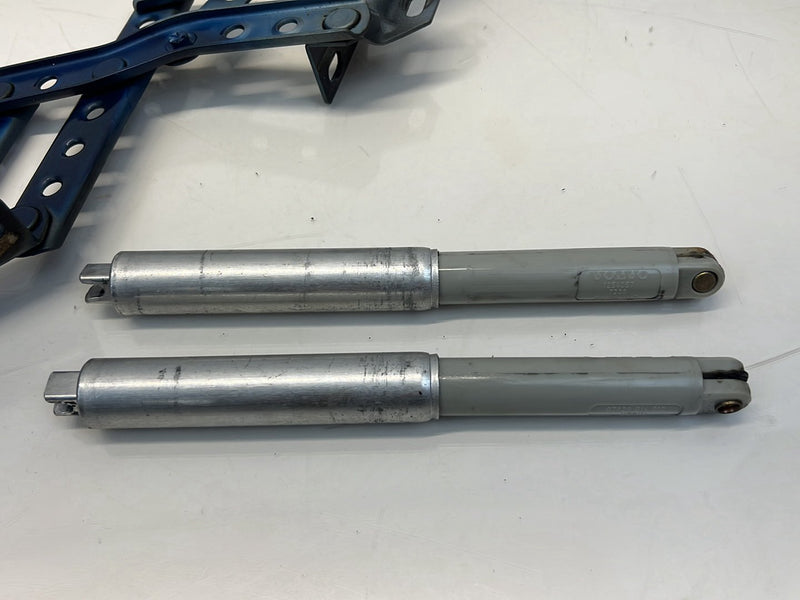 1975-1980 Volvo 244 240 Trunk Deck Lid Hinge Pair Blue Sedan Only OEM #5279EM