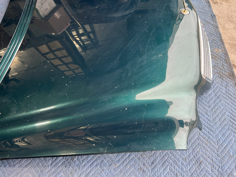 1998-2003 Mercedes W210 E320 Hood Panel Engine Bonnet w/ Grille Green OE #4741EM