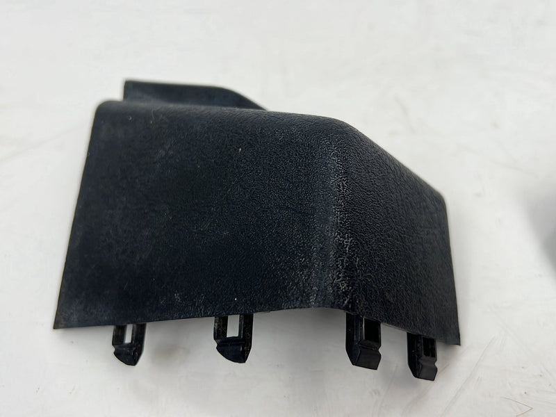 1990-1992 Volvo 740 745 940 Right & Left Seat Track Trim Black Pair 1353552 OEM #5849EM