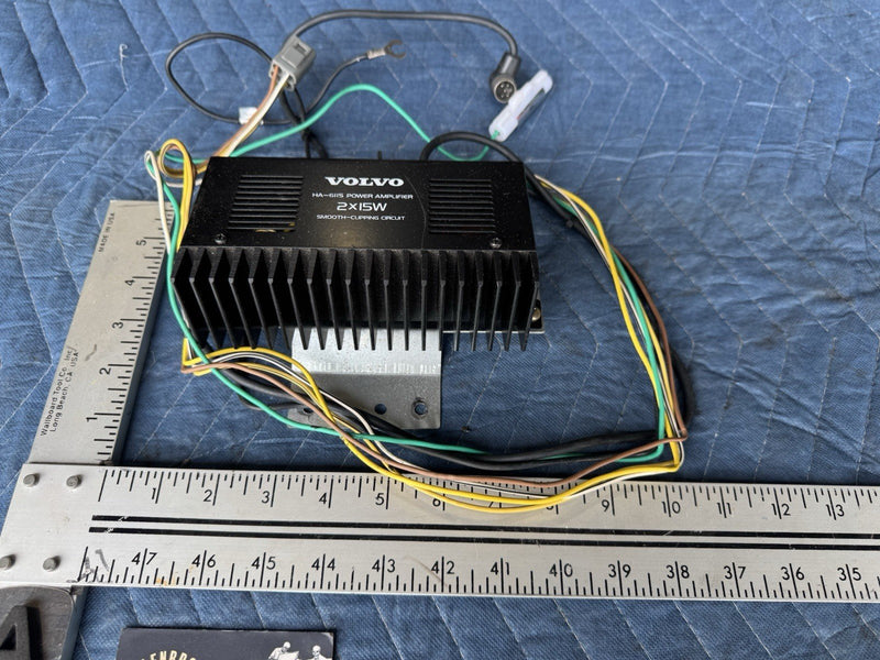 1986-1993 Volvo 240 244 245 Radio Power Amplifier HA-6115 1384766 OEM #4809E