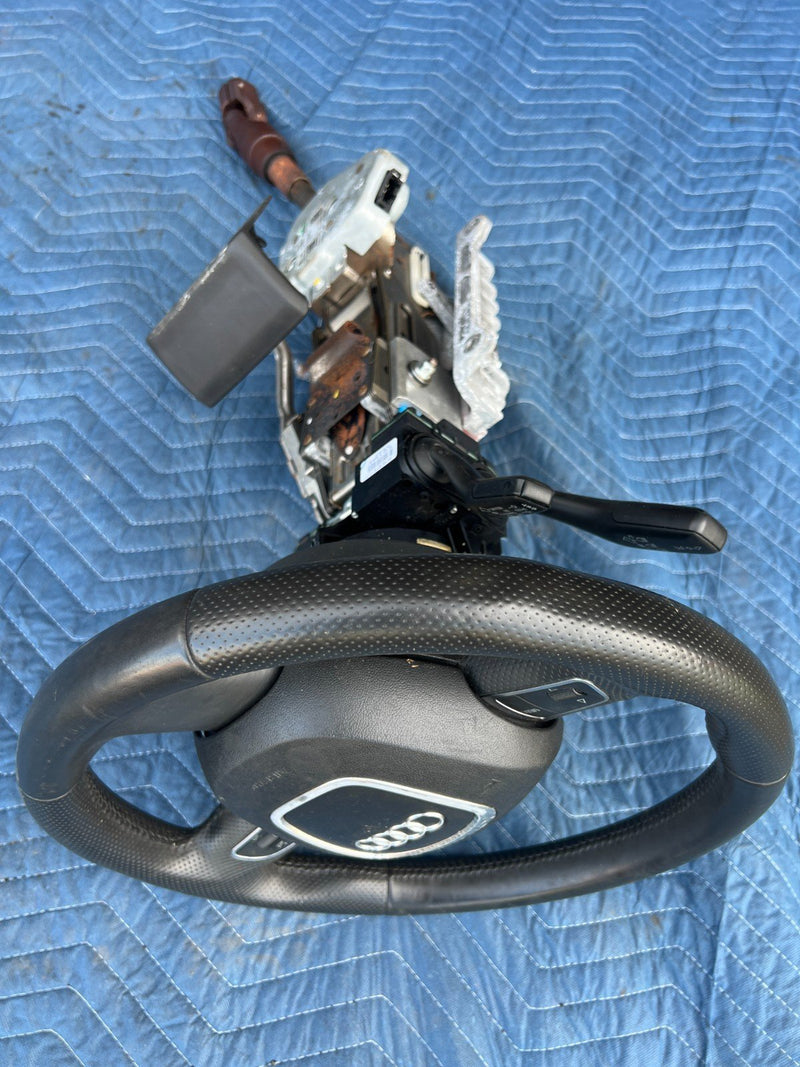 2005-2011 Audi A6 Steering Column Wheel Assembly w/ Stalks OEM #3524EM