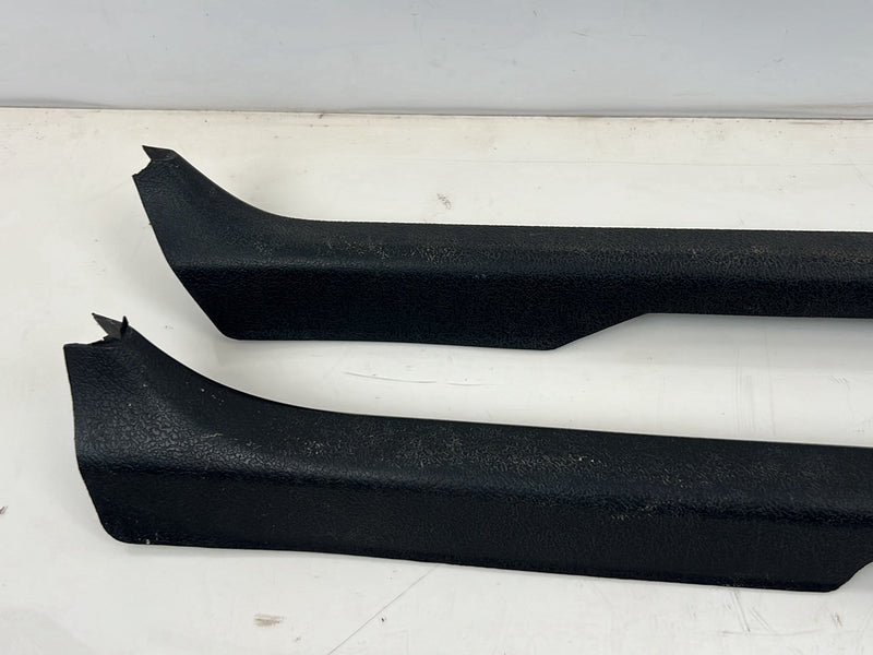 1975-1980 Volvo 244 240 Scuff Plate Door Sill Trim Set of 4 Black OEM #5291EM