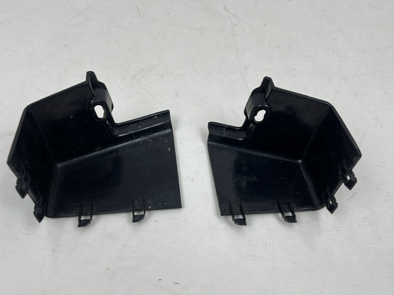 1990-1992 Volvo 740 745 940 Right & Left Seat Track Trim Black Pair 1353552 OEM #5849EM