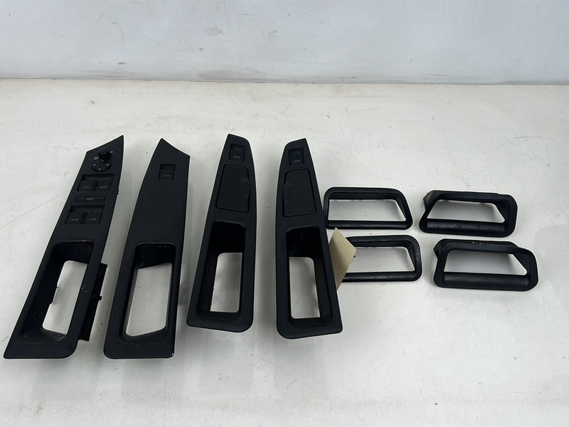 2001-2003 Audi S8 D2 A8 Door Window Switch w/ Trim Black Set of 4 OEM #6107EM