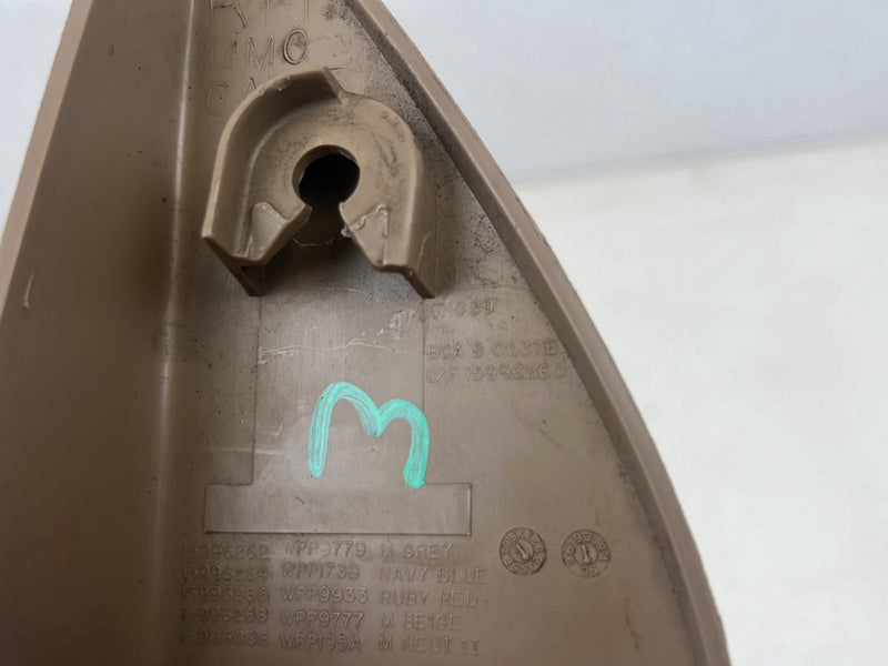 1995-1999 Chevrolet Silverado Tahoe Sierra Corner Mirror Trim Tan OEM #5522EM