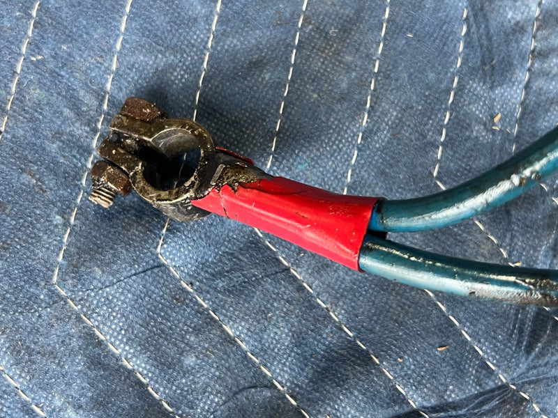 1986-1993 Volvo 240 244 245 Positive Battery Cable Terminal OEM #4448EM