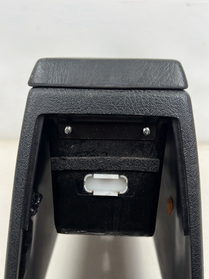 1990-1992 Volvo 740 745 940 Center Console Storage Arm Rest Black OEM #5843EM