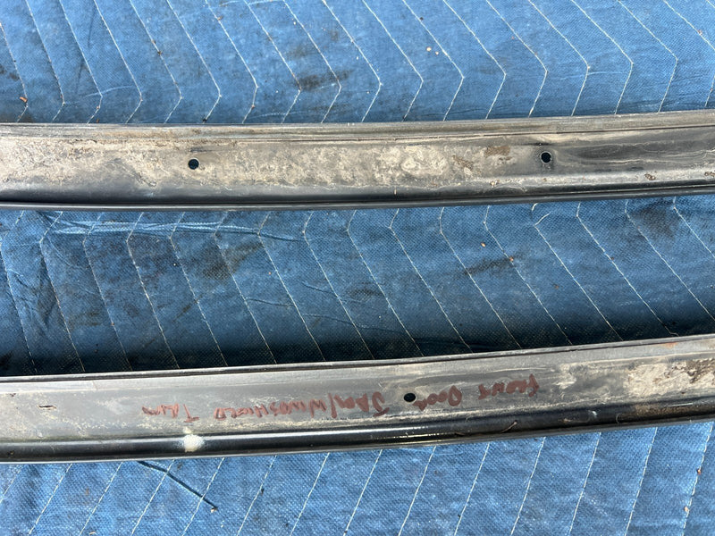 1989-1995 Volvo 740 940 Front LH & RH Door Jam to Windshield Trim OEM #3744EM