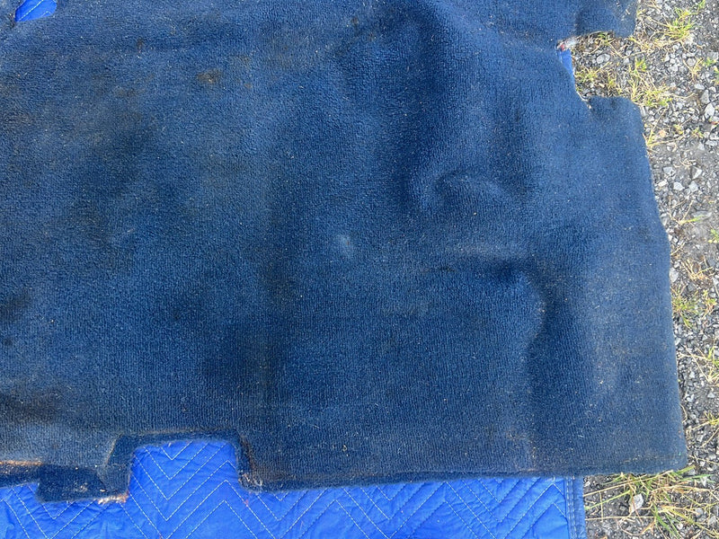 1988-1998 Chevrolet Silverado Ext Cab 4x4 Molded Carpet Set Dark Blue OE #5537EM