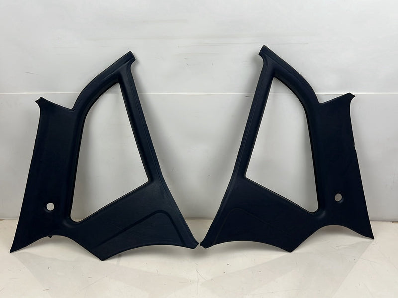 1975-1980 Volvo 244 240 Right &amp; Left C Pillar Trim Blue *Sedan Only* OEM #5351EM