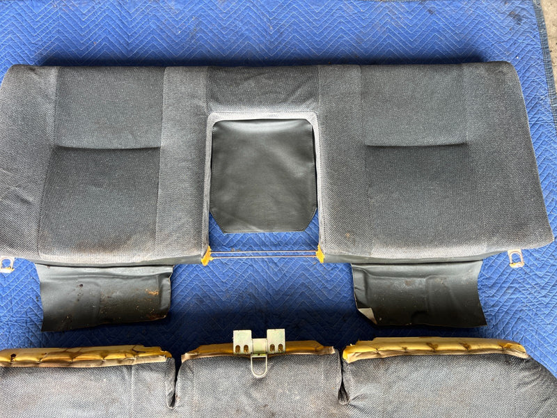 1989-1995 Volvo 740 940 Sedan Rear Cloth Bench Seat Gray 3525078 OEM #3645EM