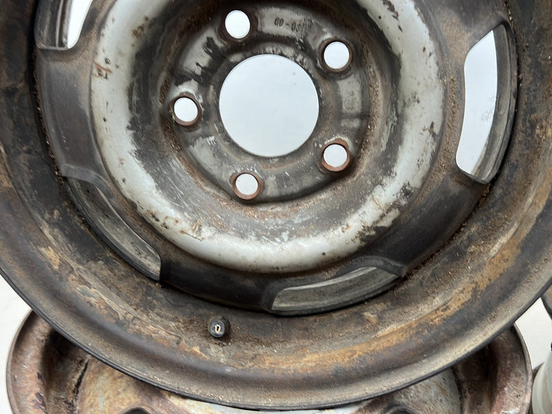 1975-1980 Volvo 244 240 14" Steel Wheel Rim Set of 4 5.5Jx14x20 OEM #5404EM